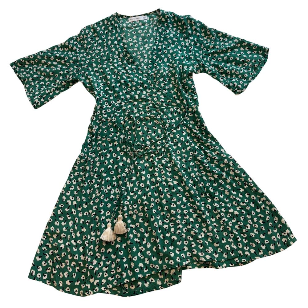 Faithful the Brand Green w While Flower Wrap Mini Size M